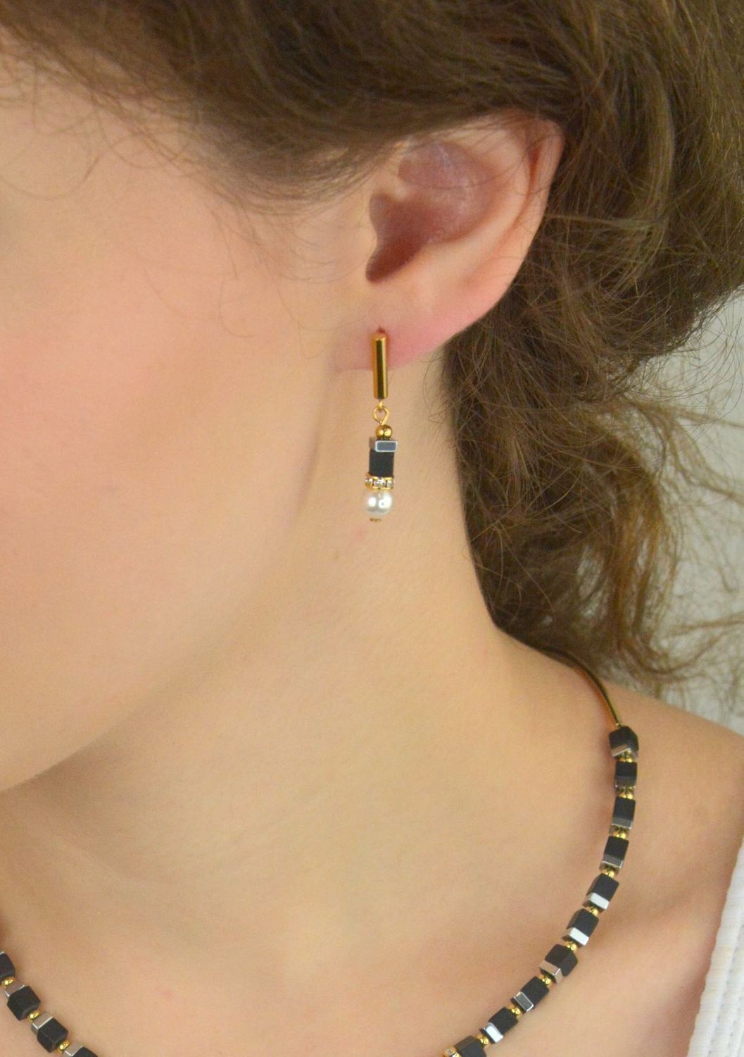 Kolczyki damskie Coeur de Lion Evolution 435421-1300 – Onyks, Perły, Swarovski, GeoCUBE®.jpg