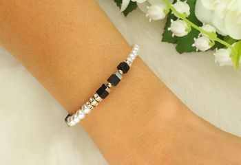 Bransoletka damska Coeur de Lion 435430-1300 Evolution GeoCUBE® z onyksu, pereł, hematytu i kryształów. Ręcznie wykonana, luksusowa biżuteria na prezent (2).jpg