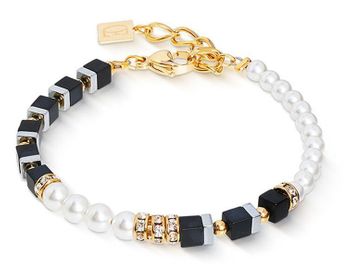 Bransoletka damska Coeur de Lion 435430-1300 Evolution GeoCUBE® z onyksu, pereł, hematytu i kryształów.jpg