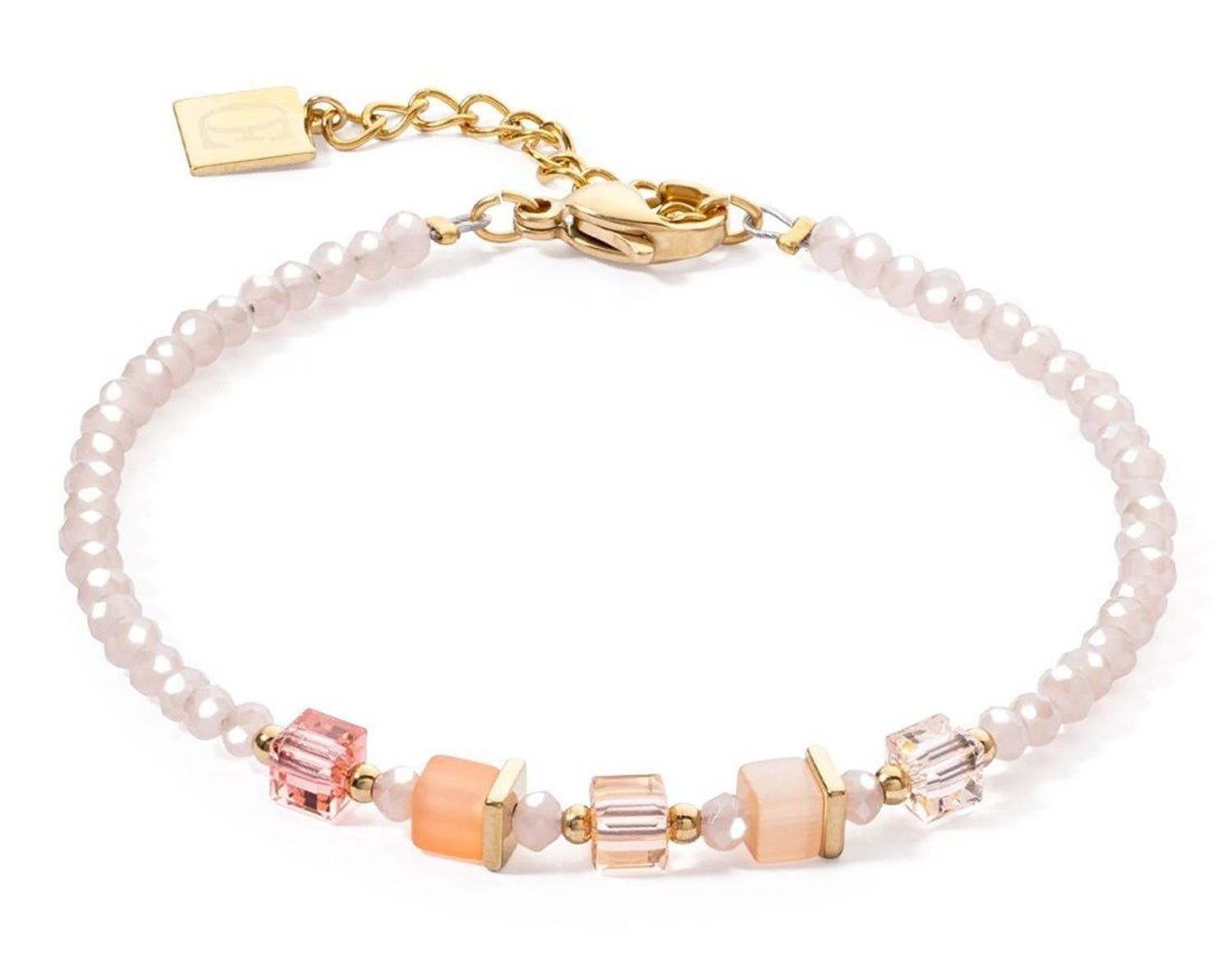 Bransoletka Coeur De Bransoletka damska Swarovski Coeur De Lion morelowa 4357300230 (2).jpg