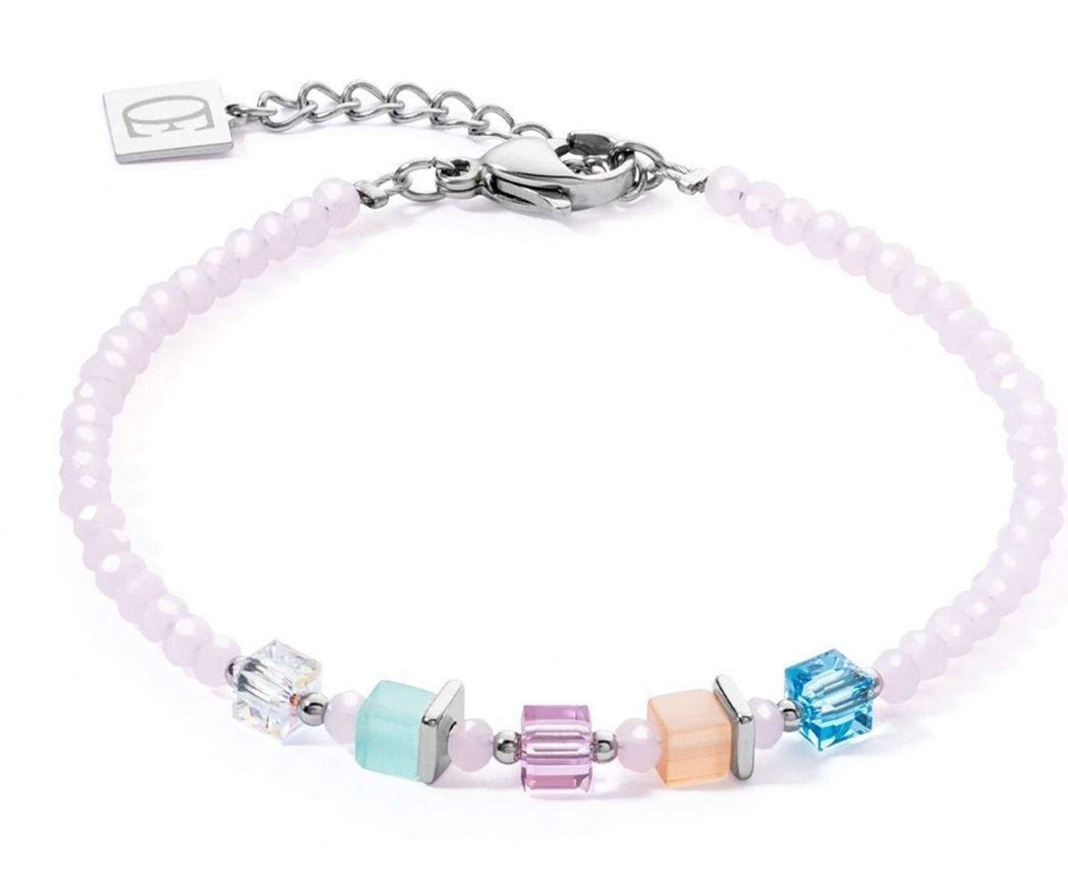 Bransoletka Coeur De Bransoletka damska Swarovski Coeur De Lion różowa 4357301519. Bransoletka damska Coeur De Lion. Damska bransoletka z kamieniami. Bransoletka damska z kryształkami Swarovskiego. Bransoletka damska na prezent (1).jpg