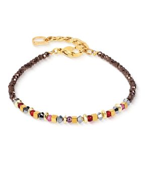 Bransoletka COEUR DE LION Golden Whisper Brown-Red Swarovski®.jpg