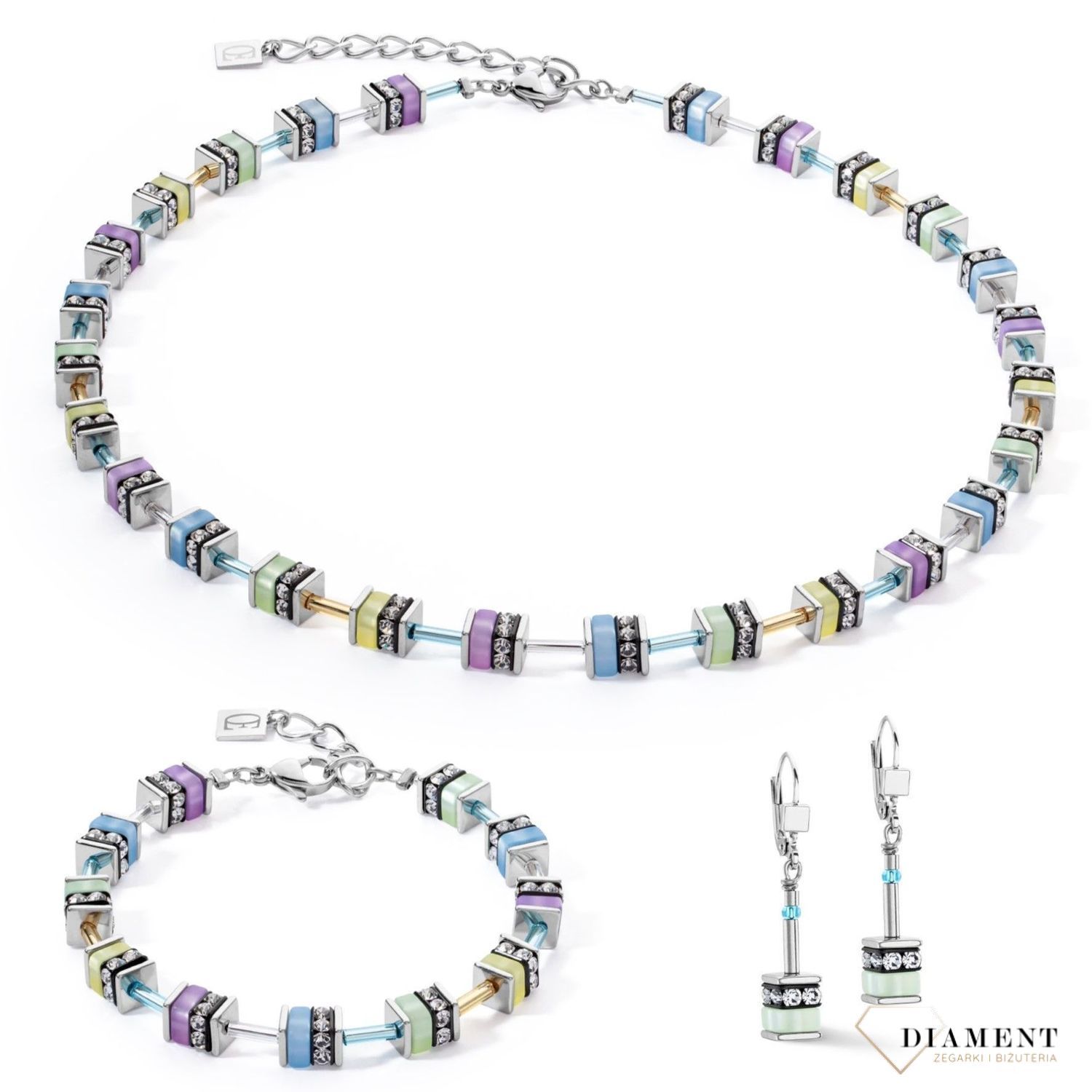 Naszyjnik damski Coeur De Lion Sparkling Classic Pastel 4409101537. Biżuteria na prezent dla mamy. COEUR DE LION to nowy koncept biżuterii, wykonanej ręcznie, przy użyciu naturalnych kamieni. Pomysł na  — kopia.jpg