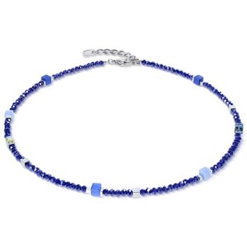 Bransoletka damska Coeur de Lion 4460300717 Joyful Colours Flex Silver-Blue srebrno-niebieska Swarovski + kolczyki gratis (2).jpg