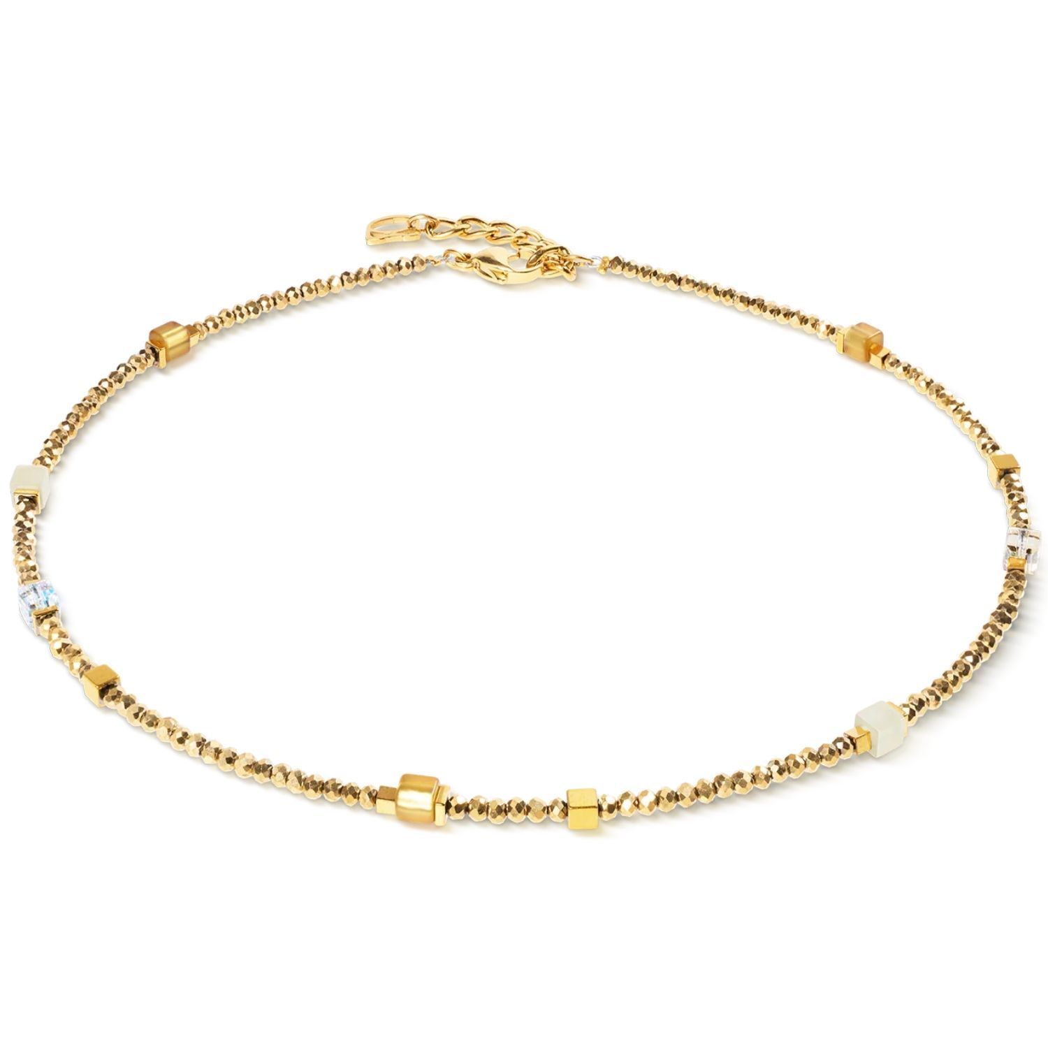 Bransoletka damska Coeur de Lion Joyful Colours Flex Gold złota Swarovski + kolczyki gratis (1).jpg