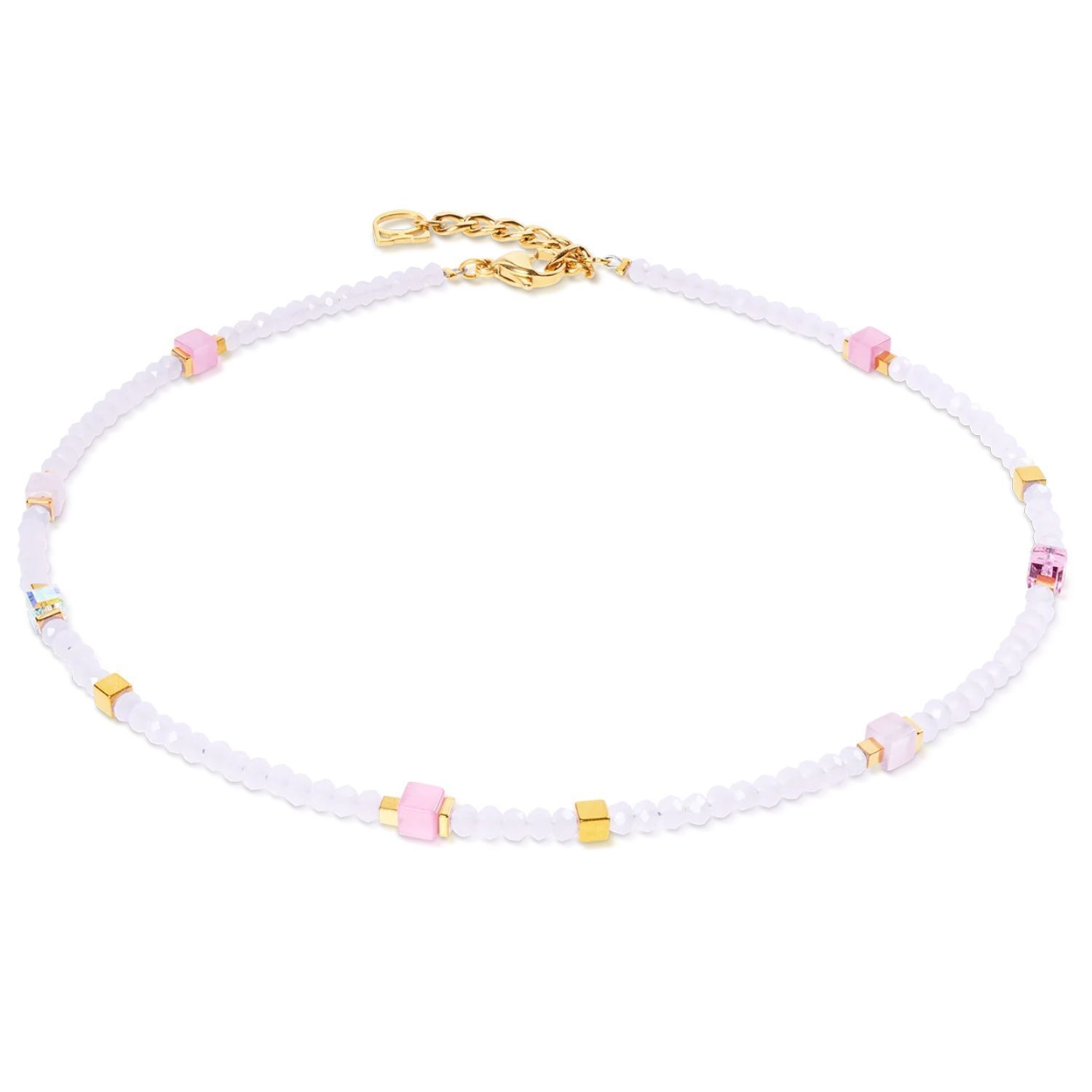Bransoletka damska Coeur de Lion 4460301916 Joyful Colours Flex Gold-Pink złoto-różowa Swarovski + kolczyki gratis (1).jpg