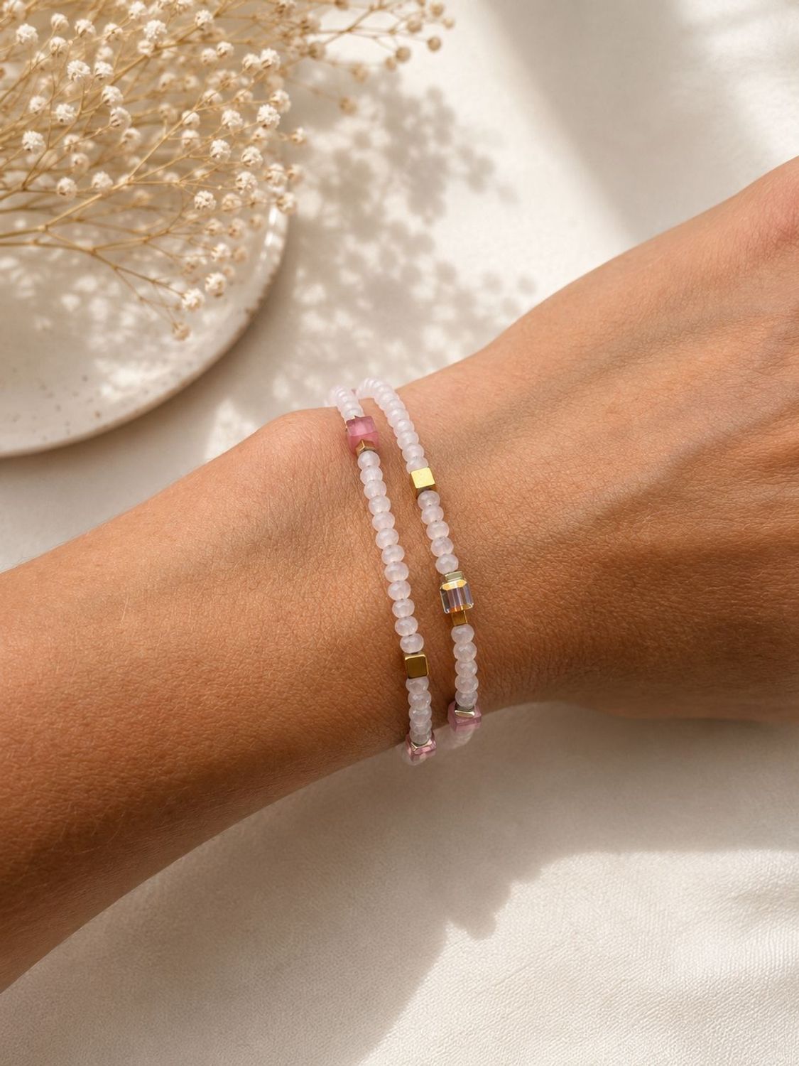 Bransoletka damska Coeur de Lion 4460301916 Joyful Colours Flex Gold-Pink złoto-różowa Swarovski + kolczyki gratis (1).jpg