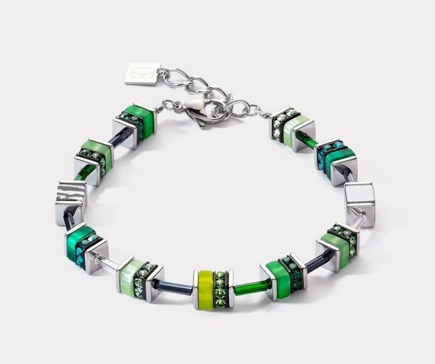 Bransoletka damska Swarovski Coeur De Lion  malachit, hematyt 4509300500.jpg