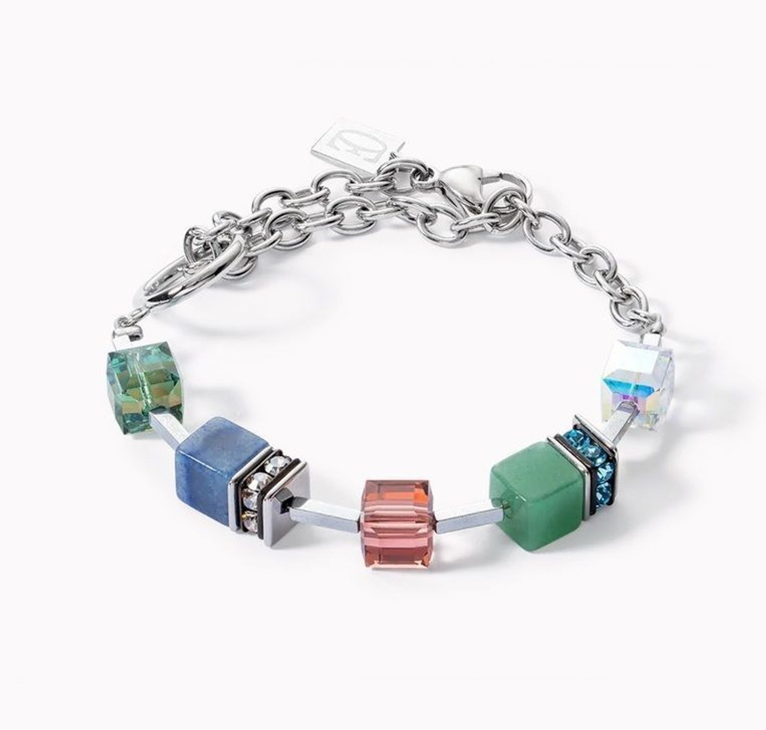 Bransoletka damska Swarovski Coeur De Lion z niebieskim i zielonym awenturynem 4520301561ff.jpg