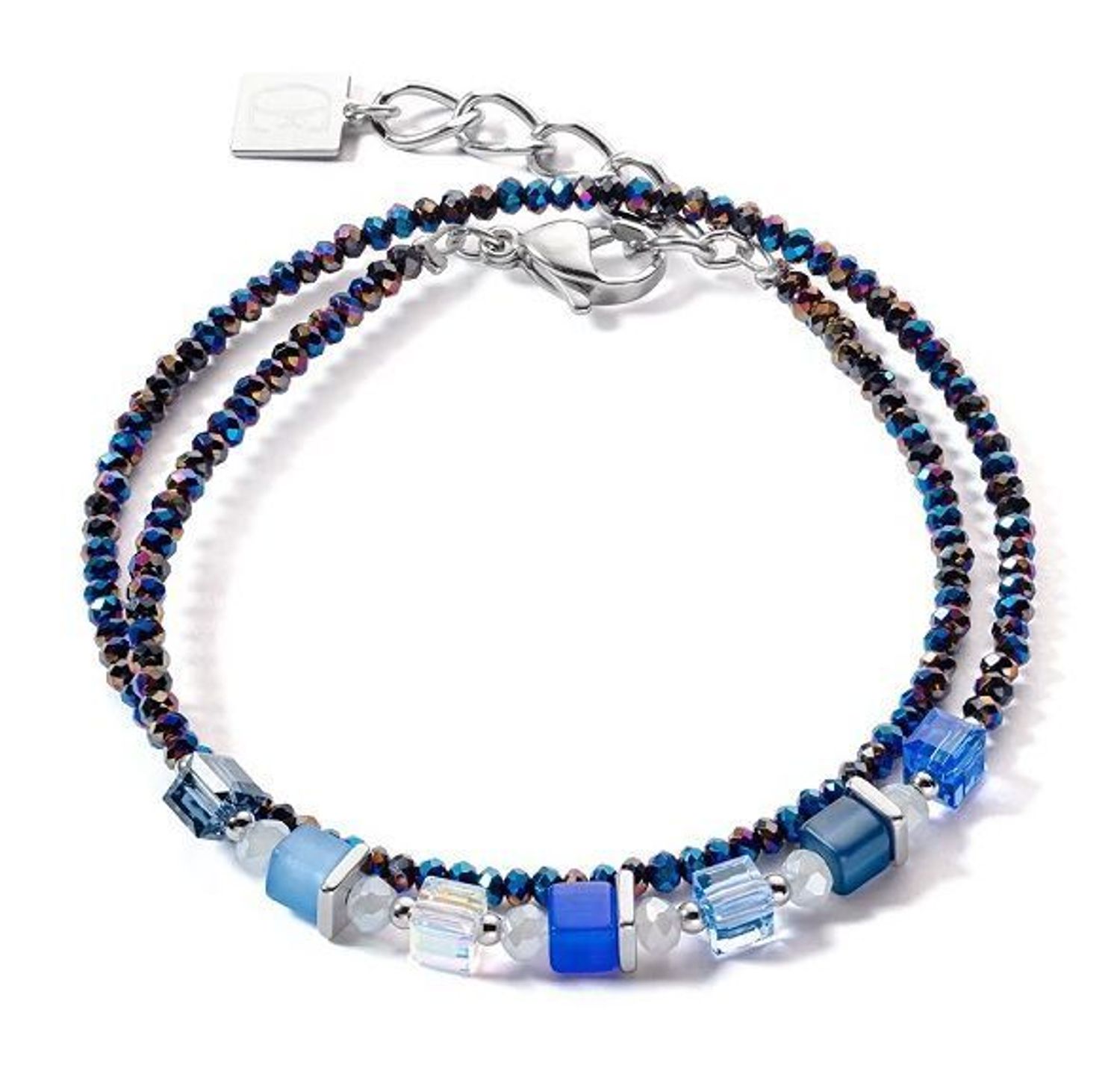 Bransoletka damska Swarovski Coeur De Lion tygrysie oko + Kolczyki Gratis 4564300700.jpg