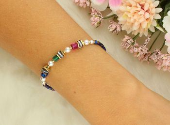 Elegancka bransoletka damska Sparkling Princess Couture od COEUR DE LION 456730-1550. Perły i kryształy Swarovski®, złote detale i subtelny blask. Idealna na prezent! (3).jpg