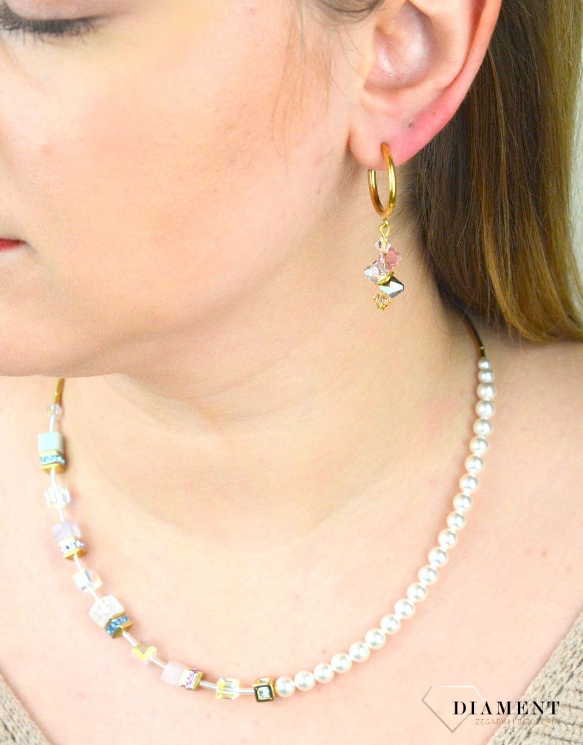 Kolczyki Coeur De Lion z kryształami Swarovskiego 4639211920.jpg