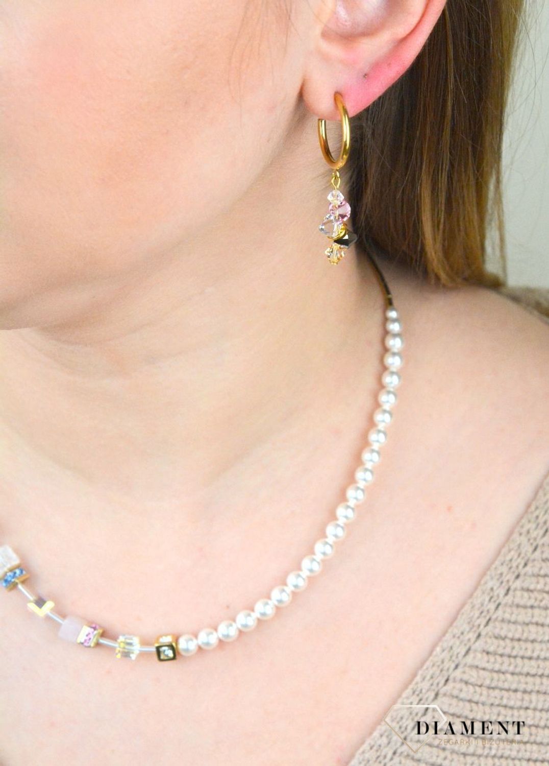 Kolczyki Coeur De Lion z kryształami Swarovskiego 4639211920.jpg