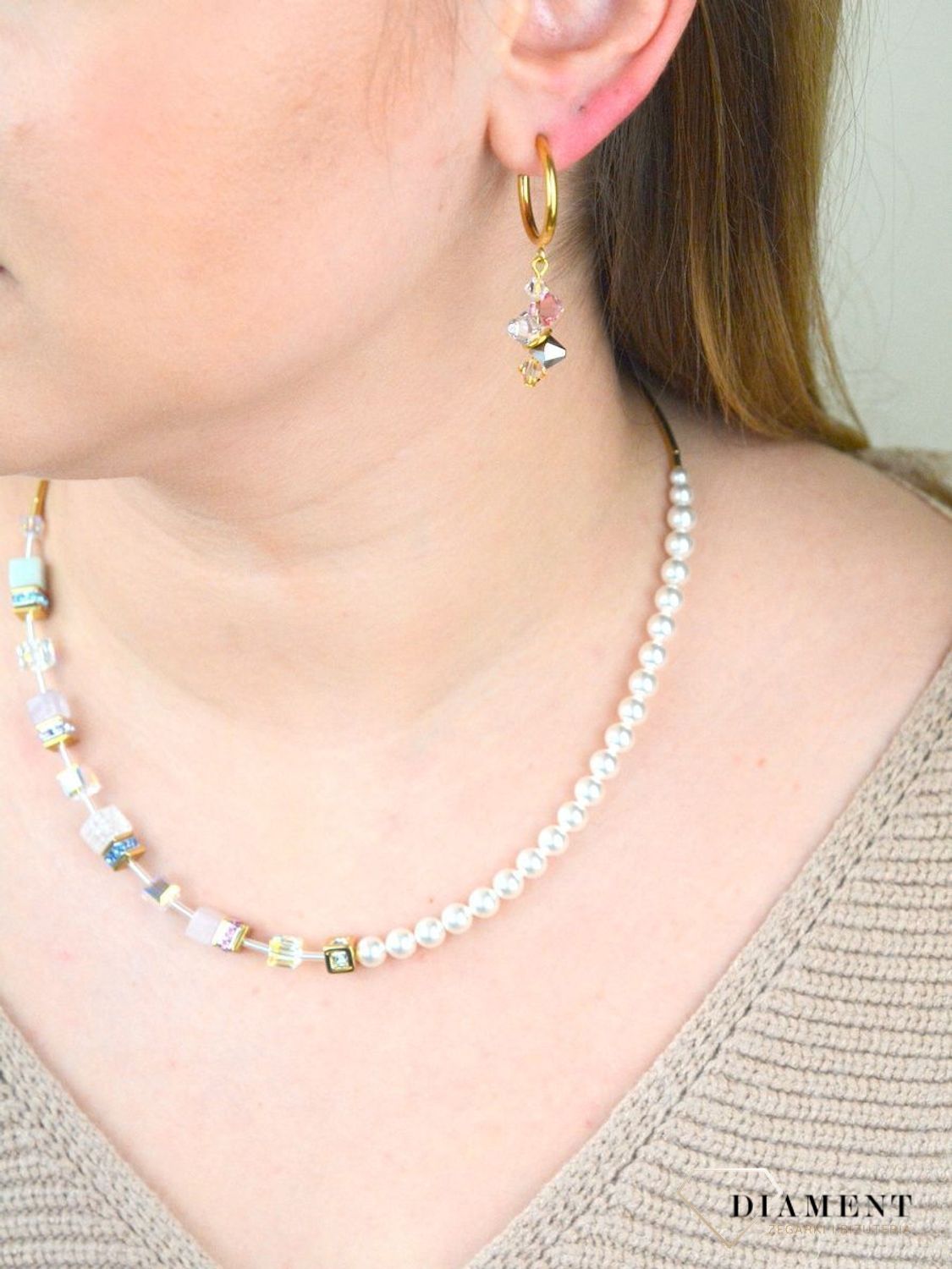 Kolczyki Coeur De Lion z kryształami Swarovskiego 4639211920.jpg