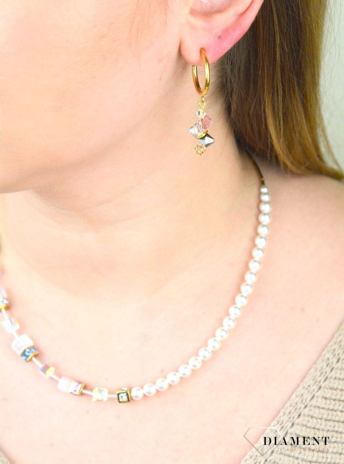 Kolczyki Coeur De Lion z kryształami Swarovskiego 4639211920.jpg