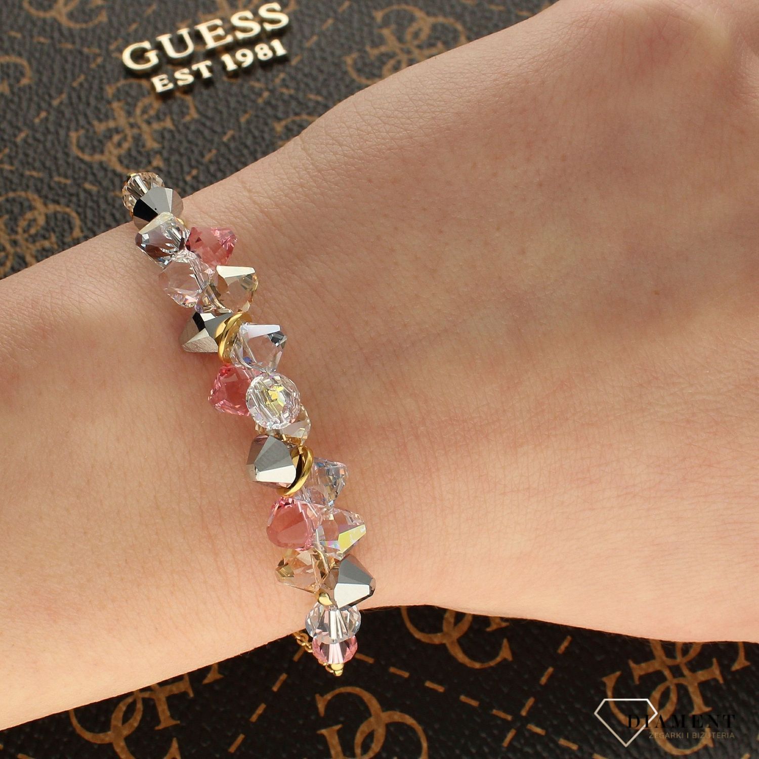 Bransoletka złota Coeur de Lion jasna róża 4639301920.jpg