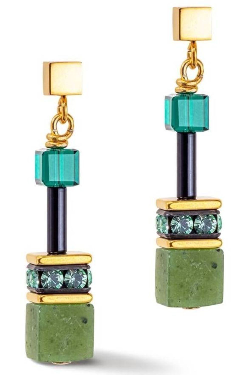 Kolczyki damskie Swarovski Coeur De Lion zielony awenturyn 4905210500. Biżuteria idealna zarówno na eleganckie, jak i niezobowiązujące okazje, wykonana z połyskujących kryształów Swarovski®. Idealny pomysł na prezent. 33.jpg