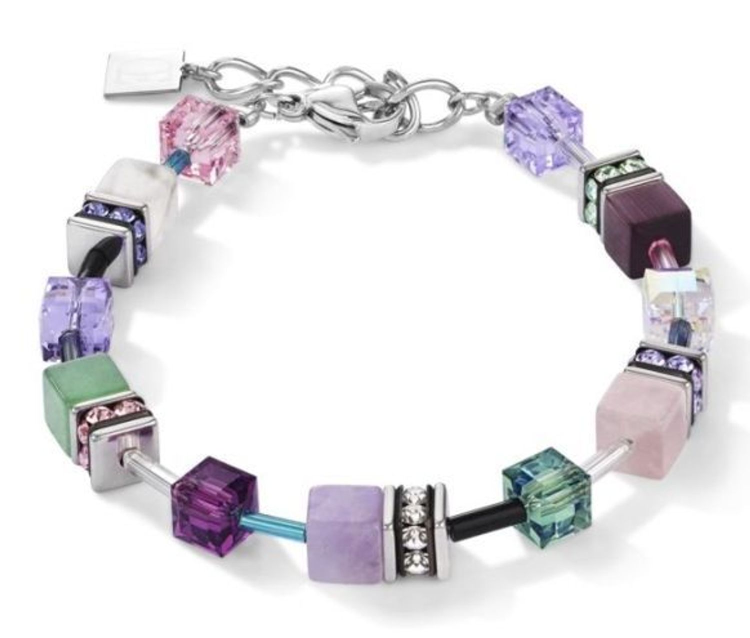 Bransoletka damska Swarovski awenturyn Coeur De Lion 4905300840. Z eleganckim naszyjnikiem Coeur de Lion każda Twoja stylizacja zyska wyjątkowy urok, ozdobiony kryształami Swarovski® to idealny pomysł na 111.jpg
