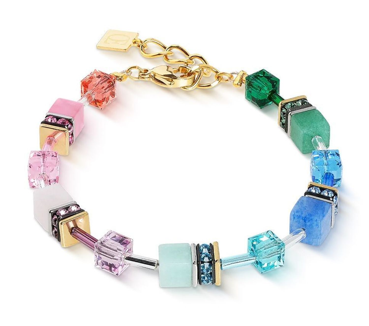 Bransoletka damska Coeur De Lion GeoCUBE® Rainbow 490530-1520 (4905301520).jpg