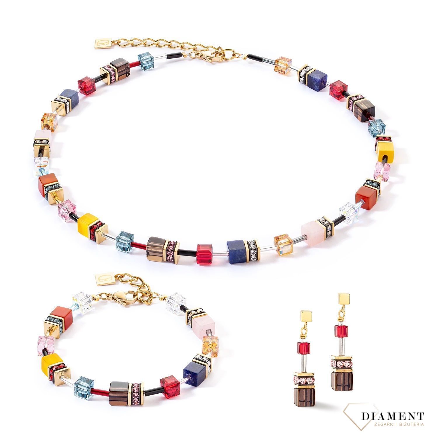 Bransoletka damska Coeur de Lion GeoCUBE® Iconic Precious bracelet energy 4905301592. Bransoletka damska Swarovski Coeur De Lion z pereł w kolorze złota. Idealna zarówno na eleganckie, jak i niezobowiązujące okazje, ta bransolet.jpg