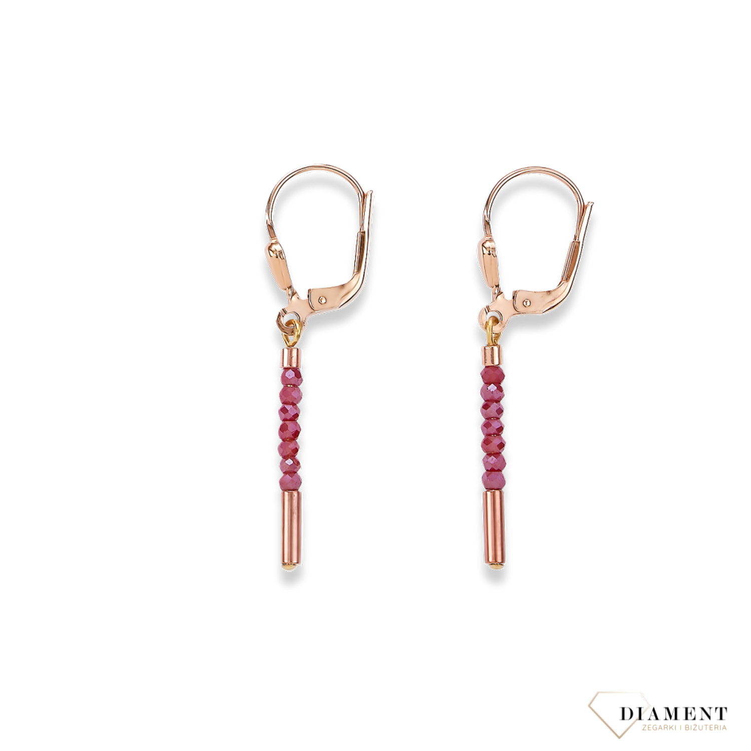 Kolczyki wiszące Swarovski COEUR DE LION to delikatne kolczyki.png