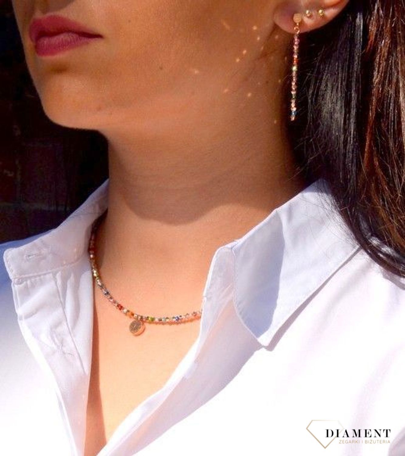 Piękny naszyjnik damski Coeur de Lion ozdobiony kryształami Swarovski® to idealny pomysł na prezent dla kobiety oraz jako dodatek do wielu stylizacji.jpg