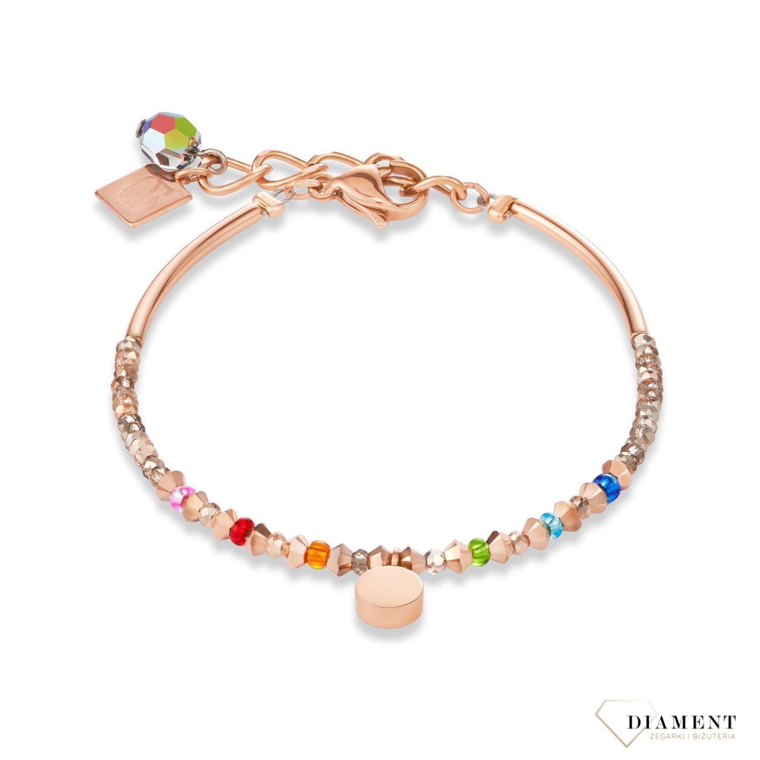 Piękna bransoletka damska Coeur de Lion ozdobiona kryształami to idealny pomysł na prezent dla kobiety oraz jako dodatek do wielu stylizacji..jpg