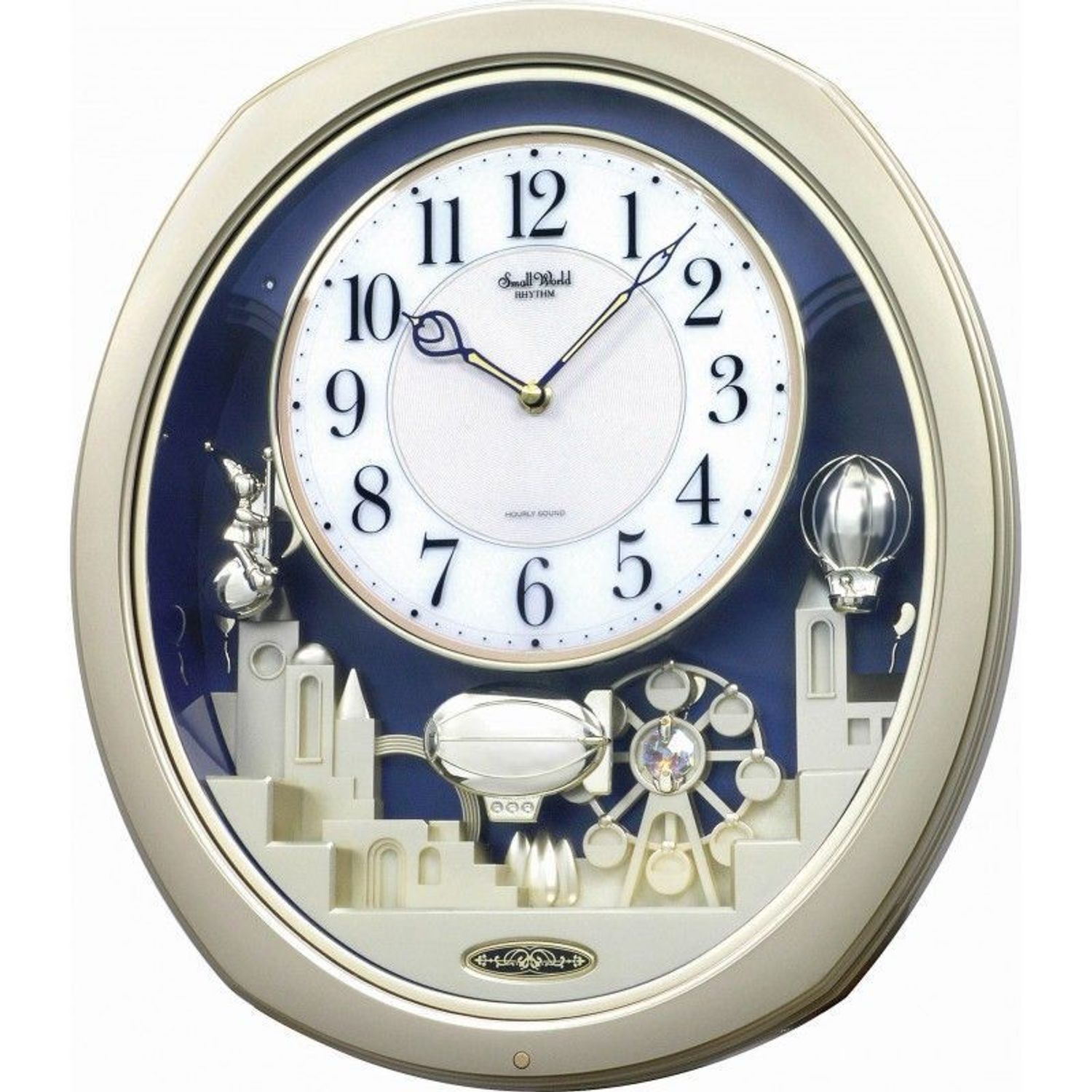 Zegar ścienny do salonu Rhythm Bajkowy świat 4MH854WD18. Grający zegar na ścianę. Nietypowy zegar ścienny do domu. Zegar ozdobny do salony. Dobry zegar na prezent. Zegar z ruchomymi elementami..jpg