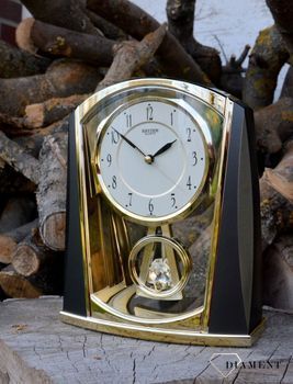 Zegar kominkowy Rhythm brązowo złoty 4RP772WR08 ✓ Zegary kominkowe ✓ Prezent na rocznicę z grawerem (13).JPG