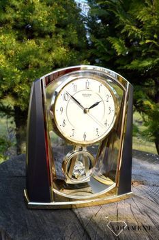 Zegar kominkowy Rhythm brązowo złoty 4RP772WR08 ✓ Zegary kominkowe ✓ Prezent na rocznicę z grawerem (3).JPG