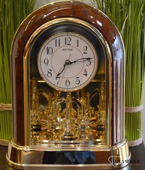 Zegar kominkowy złoty marki Rhythm 4SG696WT23. zegar kominkowy z kolekcji zegarów kominkowych. Idealny pomysł na prezent na rocznicę Ślubu będzie pamiątką na lata (2).JPG