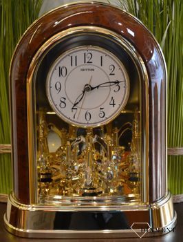 Zegar kominkowy złoty marki Rhythm 4SG696WT23. zegar kominkowy z kolekcji zegarów kominkowych. Idealny pomysł na prezent na rocznicę Ślubu będzie pamiątką na lata (3).JPG