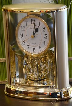 Zegar kominkowy złoty marki Rhythm 4SG724WR18. zegar kominkowy z kolekcji zegarów kominkowych. Idealny pomysł na prezent na rocznicę Ślubu będzie pamiątką na lata (1).JPG