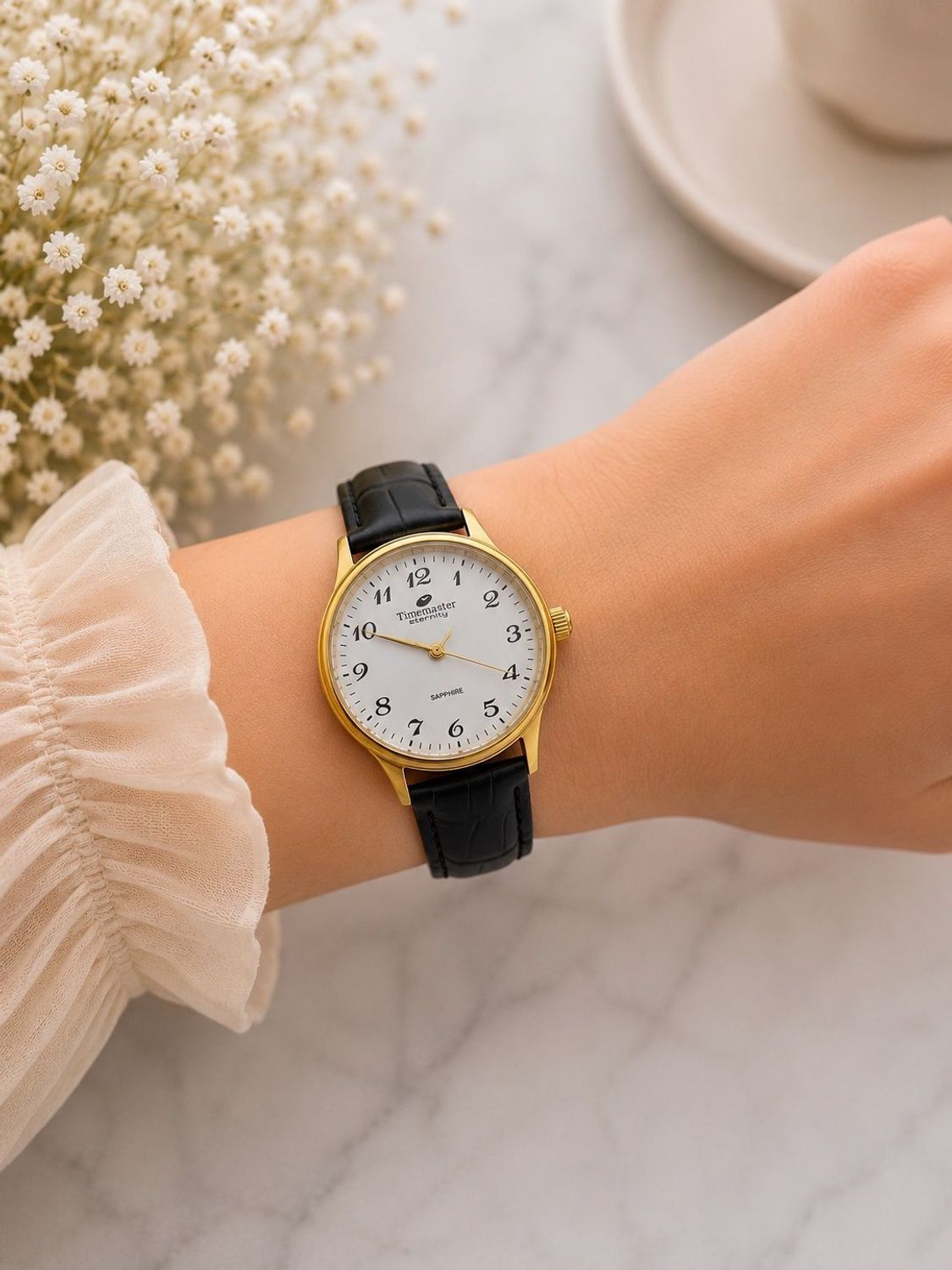 Zegarek Timemaster damski ZQTIM 501-03 na skórzanym paskus.jpg