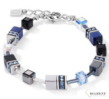 Piękna bransoletka damska Coeur de Lion ozdobiona kryształami Swarovski® to idealny pomysł na prezent dla kobiety oraz jako dodatek do wielu stylizacji..jpg