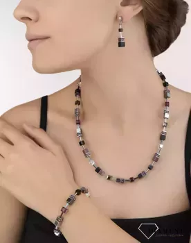 Piękna Bransoletka damska Coeur De Lion onyks, hematyt ozdobiona kryształami Swarovski® to idealny pomysł na prezent dla kobiety oraz jako dodatek do wielu stylizacji..webp