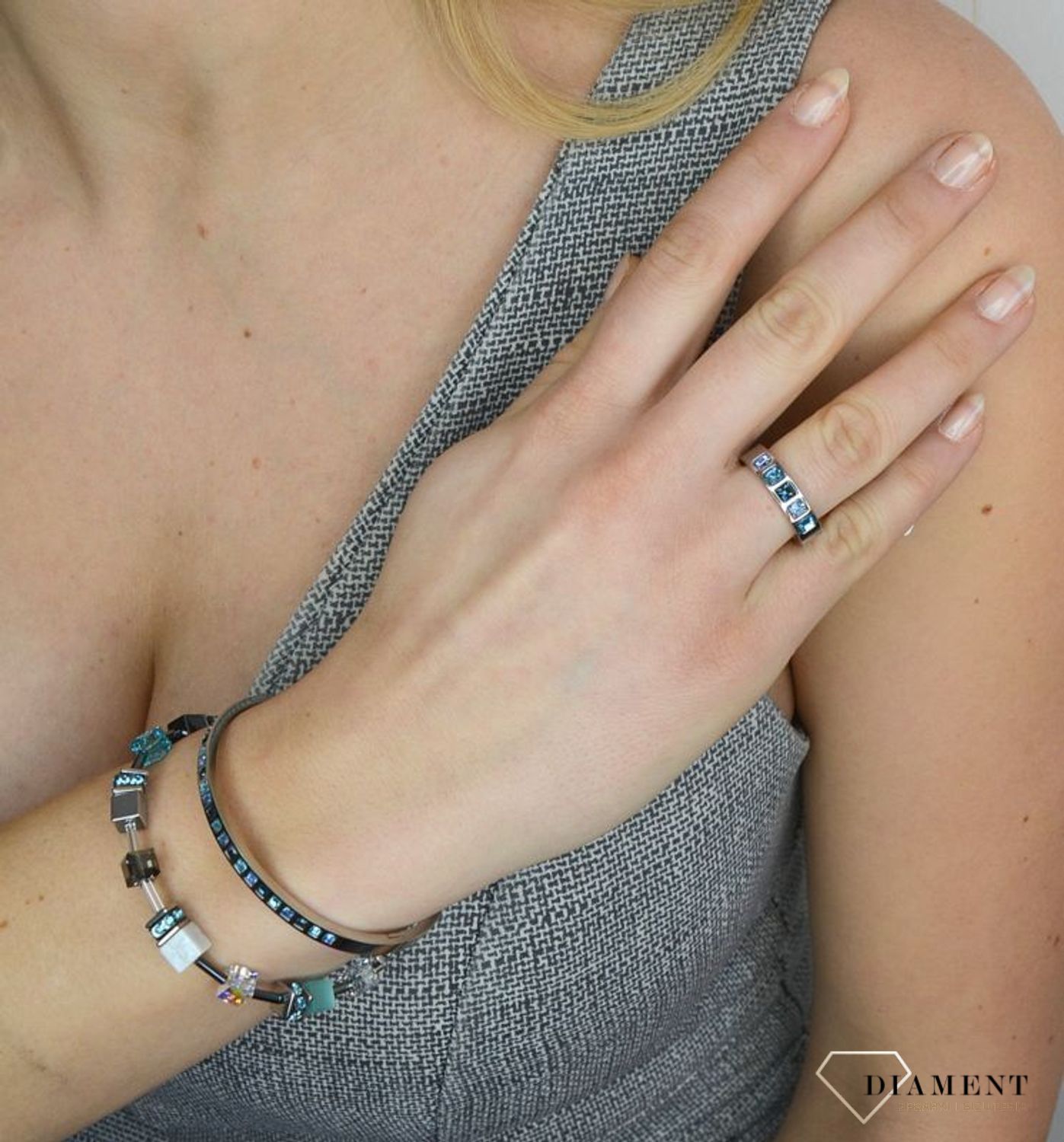 Bransoletka damska Swarovski Coeur De Lion 5011302014 Z elegancką bransoletką Coeur de Lion.jpg