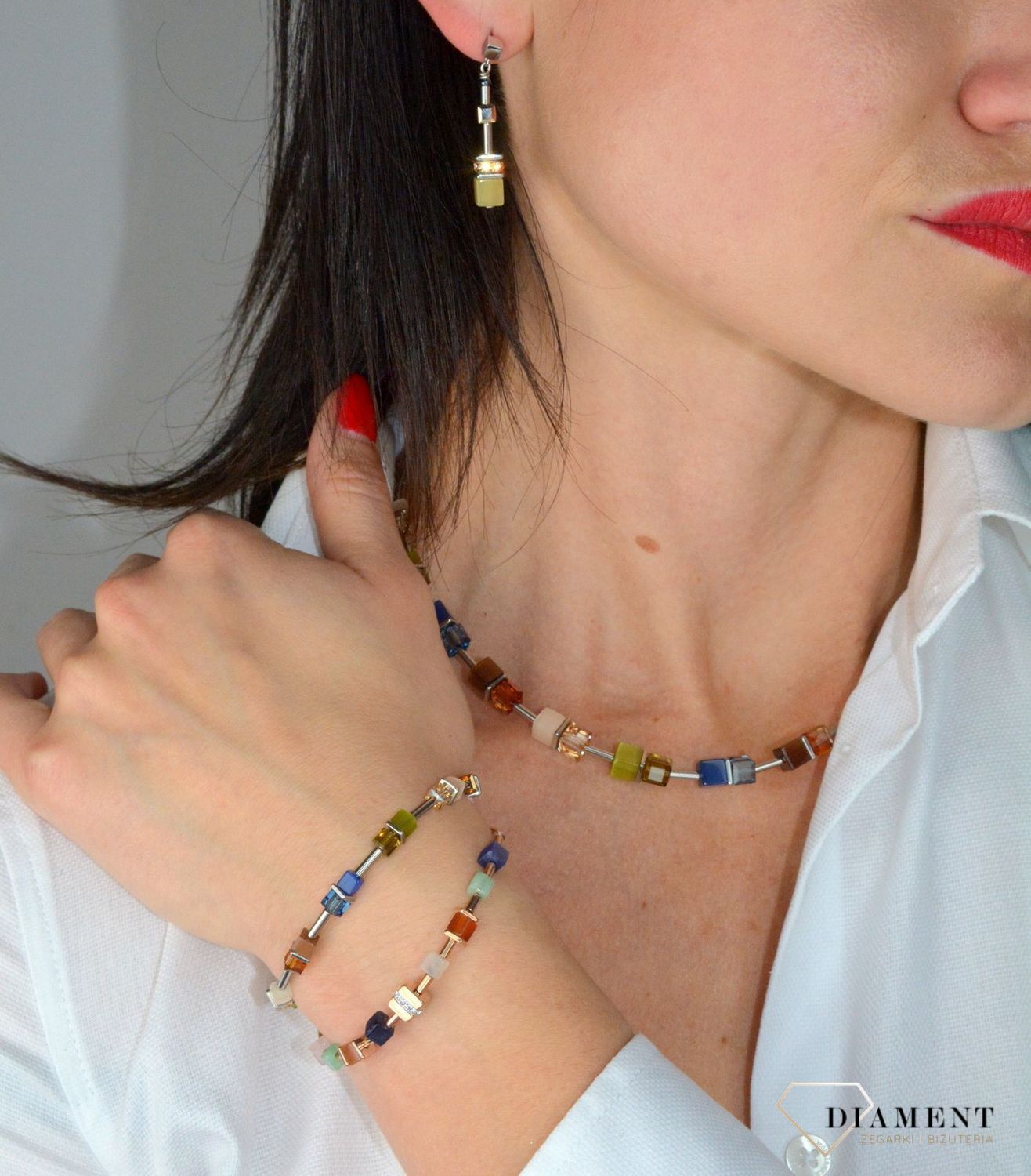 Bransoletka damska Swarovski Coeur De Lion Kolorowa 5020300750.jpg