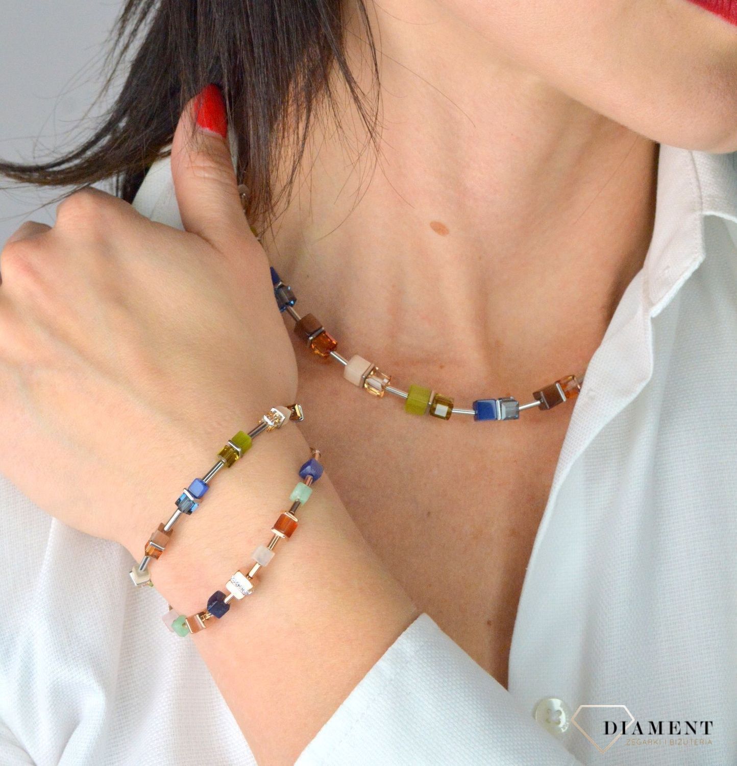 Bransoletka damska Swarovski Coeur De Lion Kolorowa 5020300750.jpg