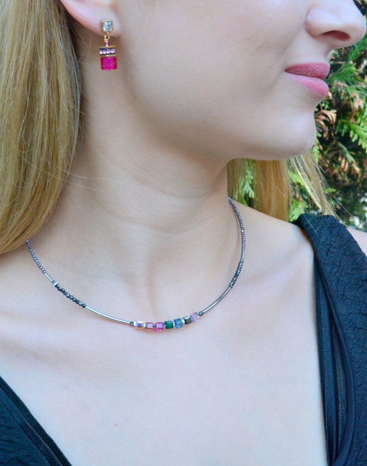 Naszyjnik damski Coeur De Lion Cube Story wielokolorowy Art Nouveau 5027101578.jpg