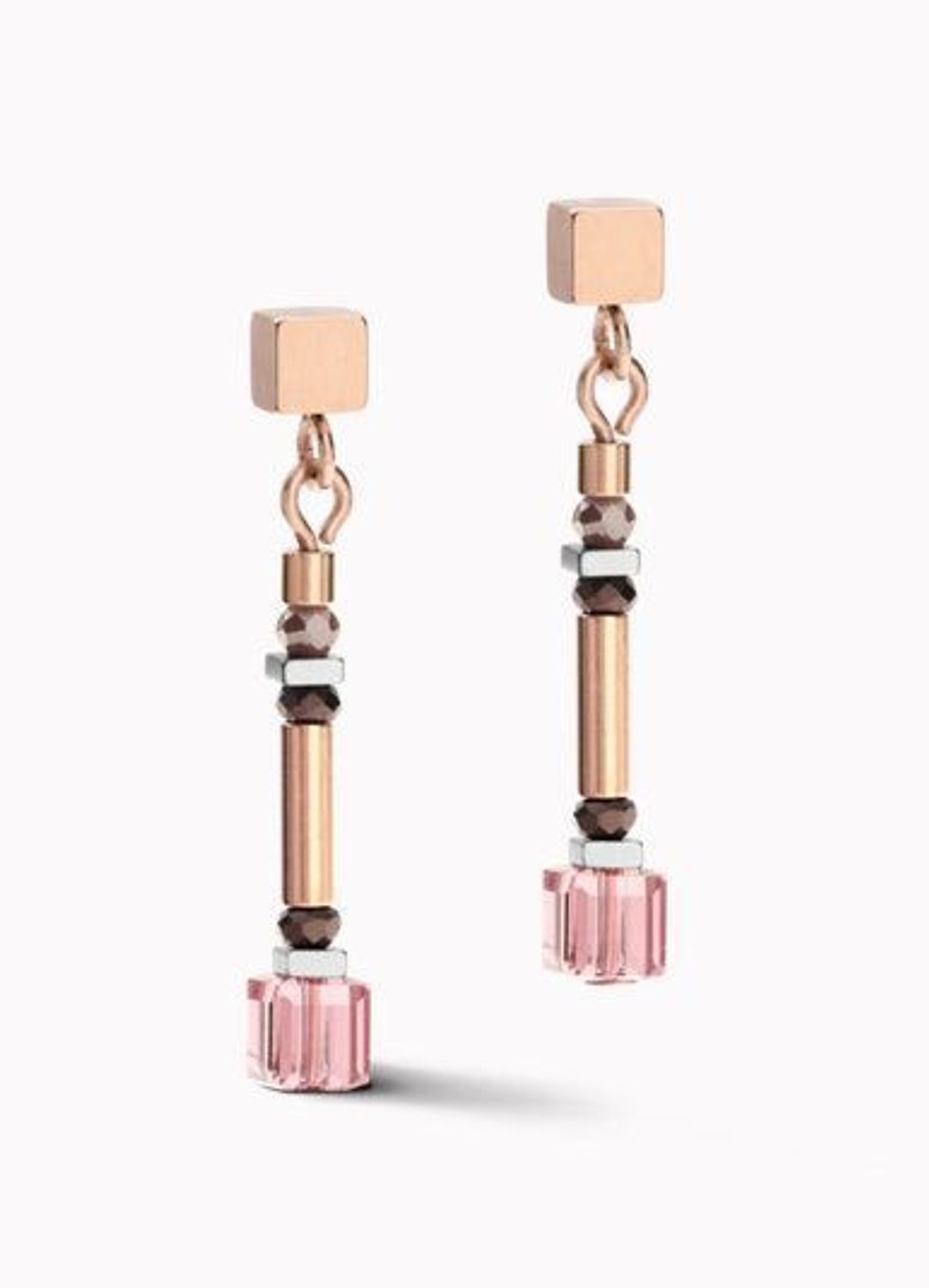 Kolczyki damskie Swarovski Coeur De Lion Różowa lilia 5027211927.jpg