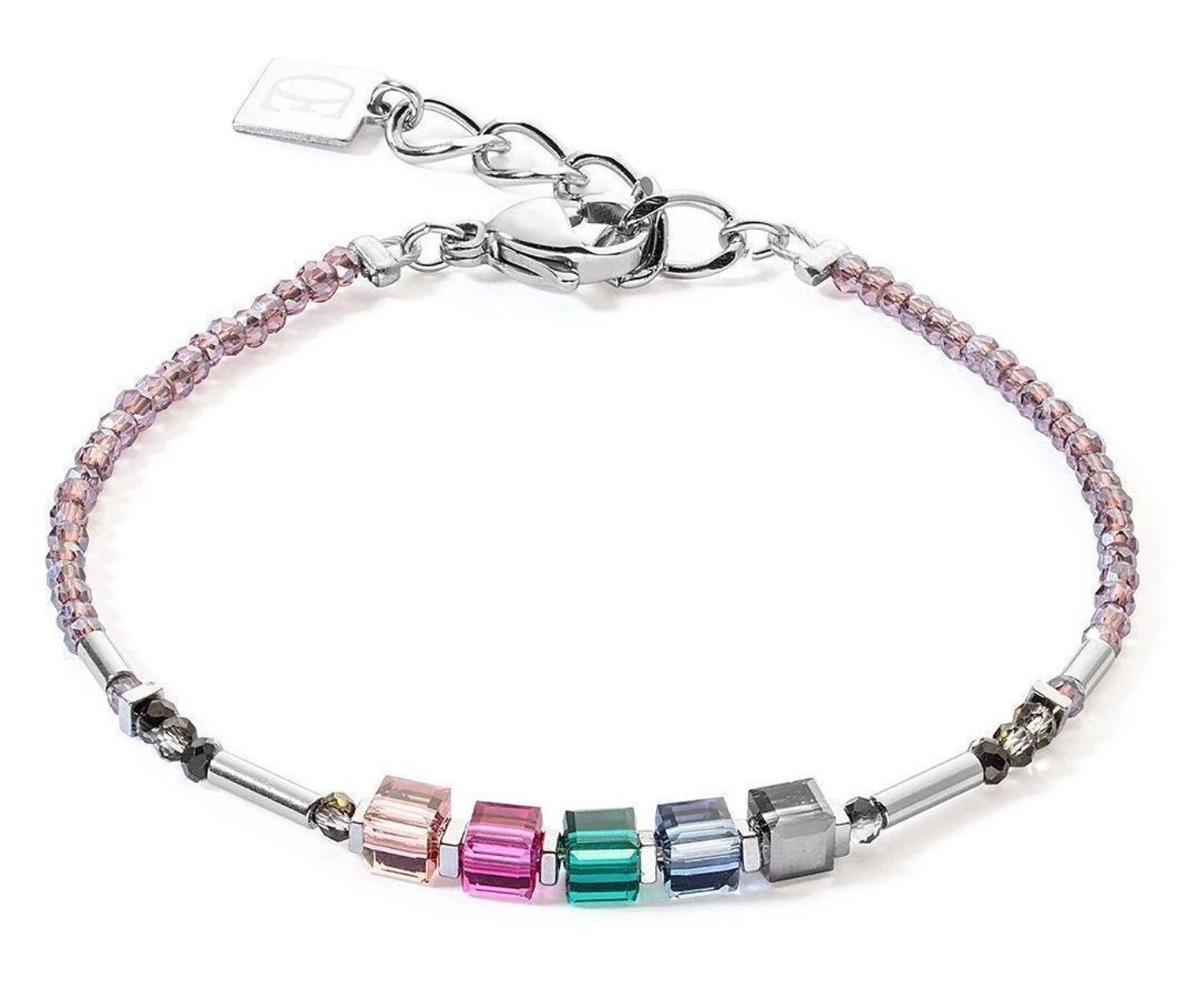 Bransoletka damska Coeur De Lion Art Nouveau wielokolorowe kryształy  502730-1578.jpg