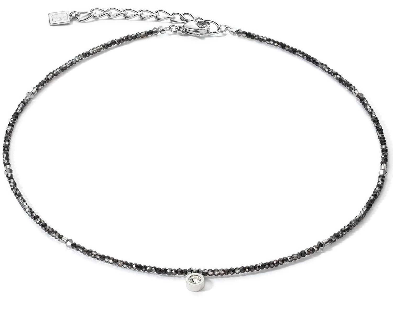 Naszyjnik damski Swarovski Coeur De Lion srebrny z antracytem 5033101200 5033101200-1.jpg