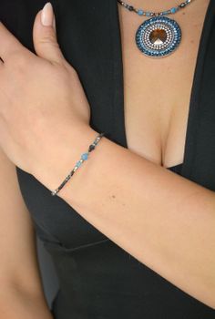 Bransoletka damska Swarovski Coeur De Lion amazonit, hematyt. Piękna bransoletka damska Coeur de Lion ozdobiona kryształami, amazonit, hematyt, to idealny pomysł na prezent dla kobiety oraz jako dodatek do wielu stylizacji (1).JPG