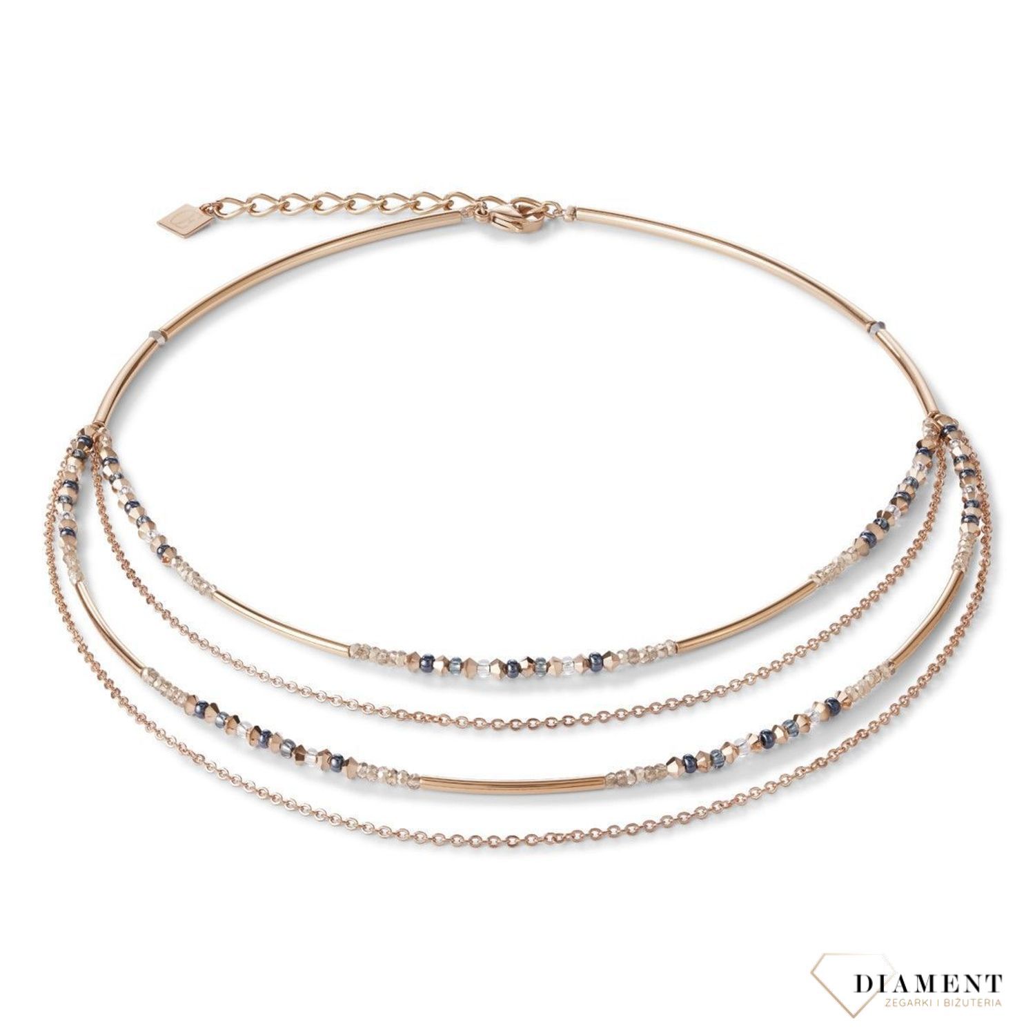 Piękny naszyjnik damski Coeur de Lion ozdobiona kryształami Swarovski® to idealny pomysł na prezent dla kobiety oraz jako dodatek do wielu stylizacji..jpg