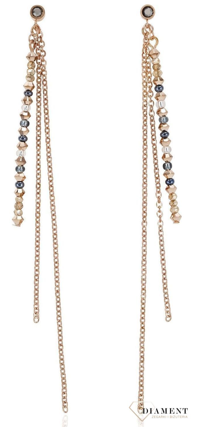 Kolczyki damskie Coeur De Lion Swarovski z łańcuszkami 5040211200 (2).jpg