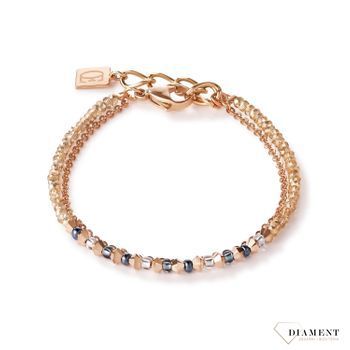 Piękna bransoletka damska Coeur de Lion ozdobiona kryształami Swarovski® to idealny pomysł na prezent dla kobiety oraz jako dodatek do wielu stylizacji..jpg