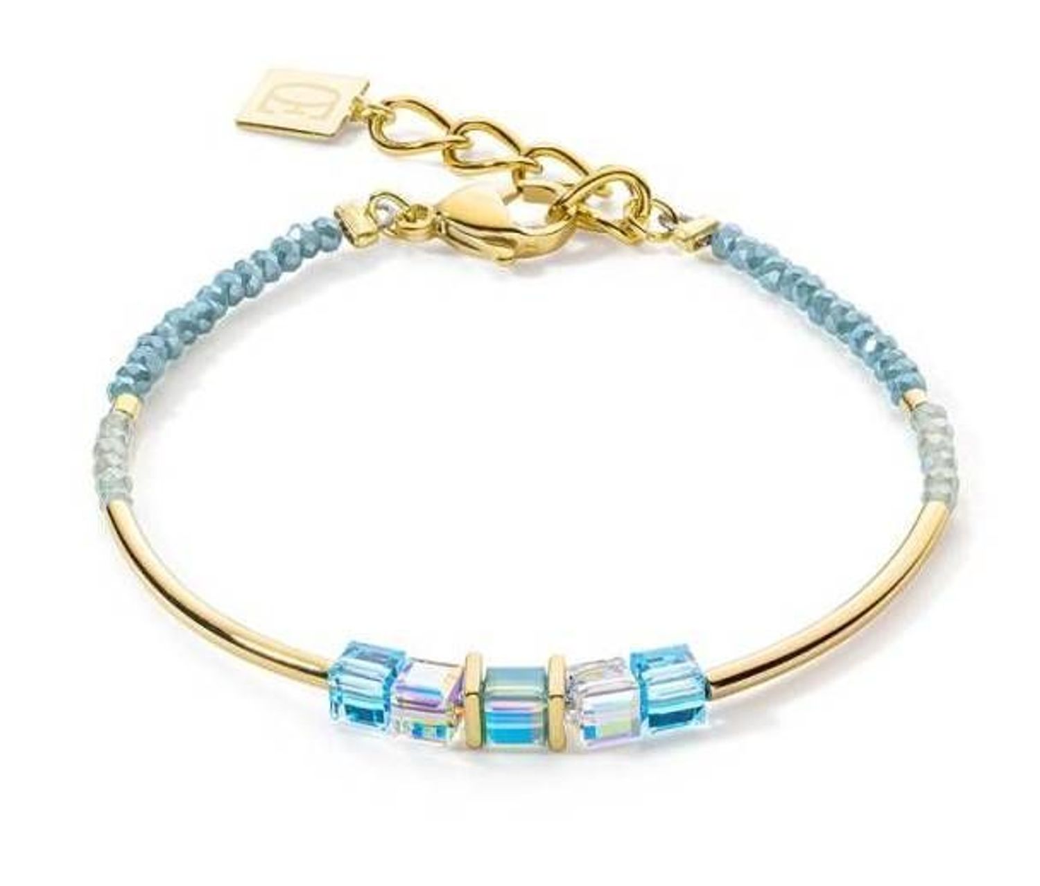 Bransoletka damska Coeur De Lion turkus 5042300600 to wielobarwna, złota biżuteria wykonana w Niemczech. COEUR DE LION to nowy koncept biżuterii, wykonanej ręcznie, przy użyciu naturalnych kamieni oraz wysokiej jakości mat.jpg