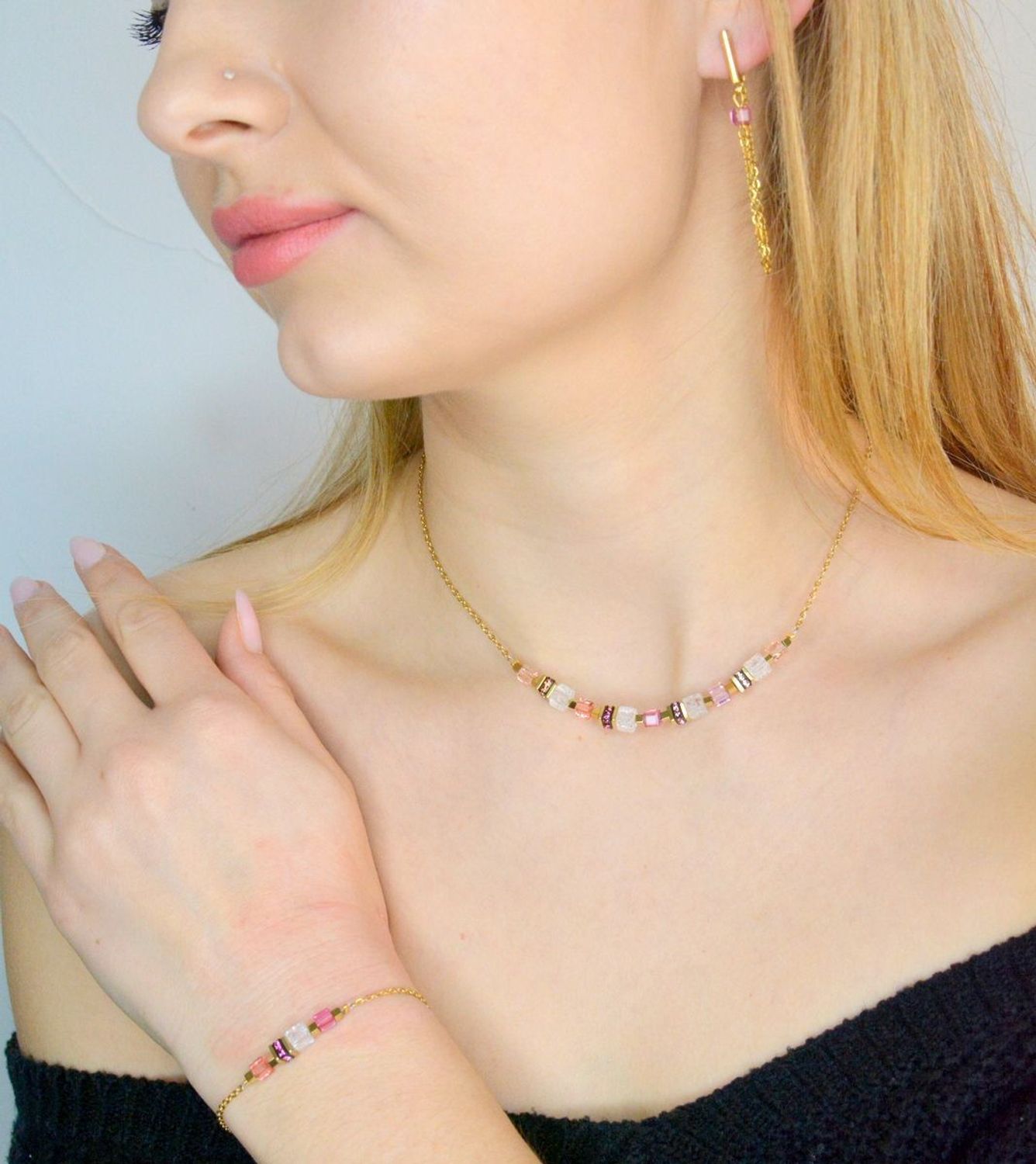 Bransoletka damska Coeur de Lion GeoCUBE  507630-1916.jpg