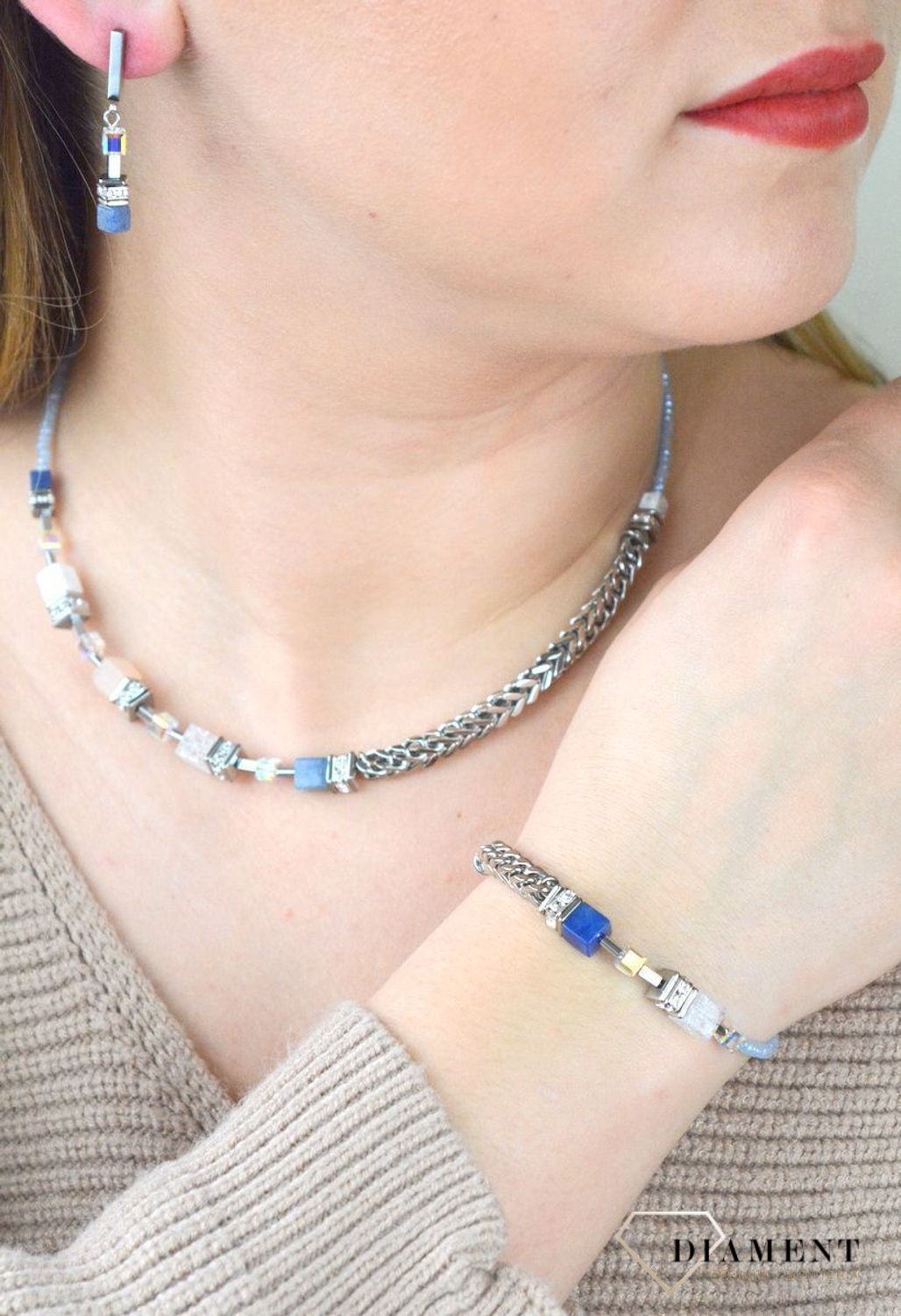 Bransoletka damska Coeur De Lio z kryształami Swarovskiego 5085300720w.jpg